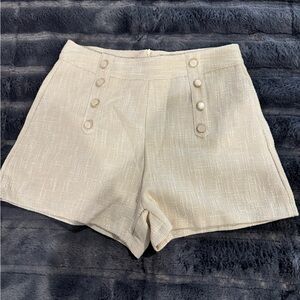 High waisted dress shorts